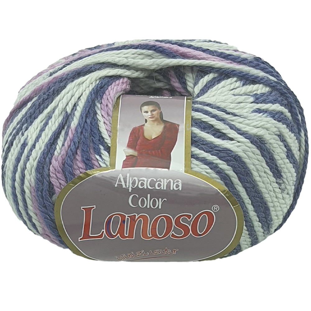 Alpacana Color - %35 Wool - %40 Acrylic - %25 Alpaca - 130Mt/1,3Nm.- (100Gr)/(Pk:500Gr) Alpacana Color - 5 Wool - @ Acrylic - % Alpaca - 130Mt/1,3Nm.- (100Gr)/(Pk:500Gr) ALPACANA COLOR-LANOSO;4006