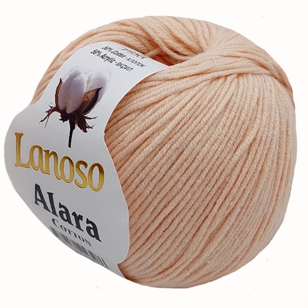 Alara - %50 Gizza Cotton - %50 Acrylic - 140Mt/2,8Nm.- (50Gr)/(Pk:500Gr)	