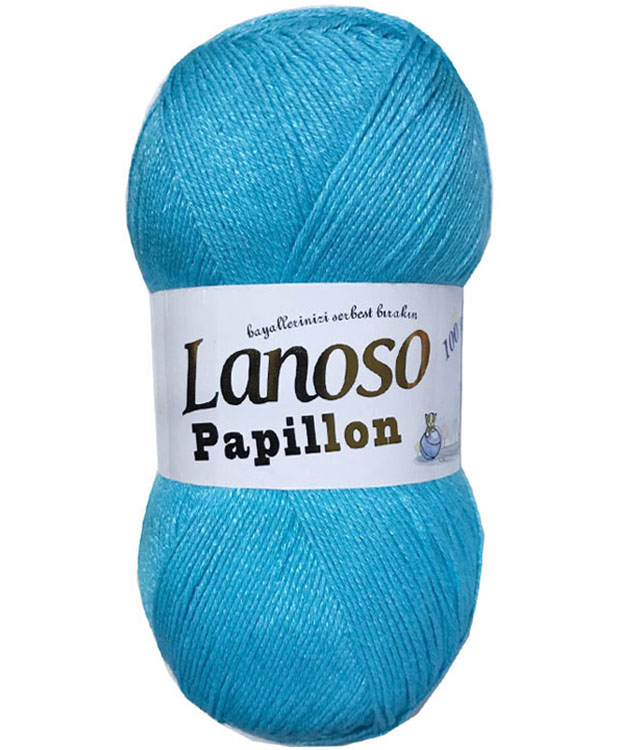 Papillon100 - %50 Cotton - %50 Viscose - 420Mt/4,2Nm.- (100Gr)/(Pk:500Gr)