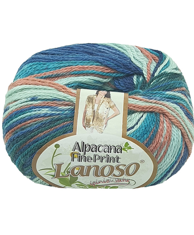 Alpacana Fine Print - %35 Wool - %40 Acrylic - %25 Alpaca - 220Mt/2,20Nm.- (100Gr)/(Pk:500Gr)