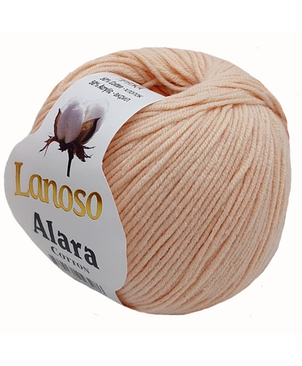 Alara - %50 Gizza Cotton - %50 Acrylic - 140Mt/2,8Nm.- (50Gr)/(Pk:500Gr)